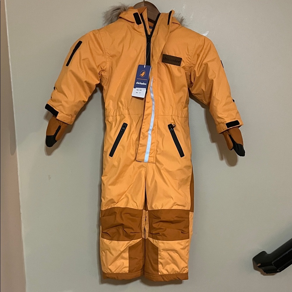 Kids Yellow Snowsuit